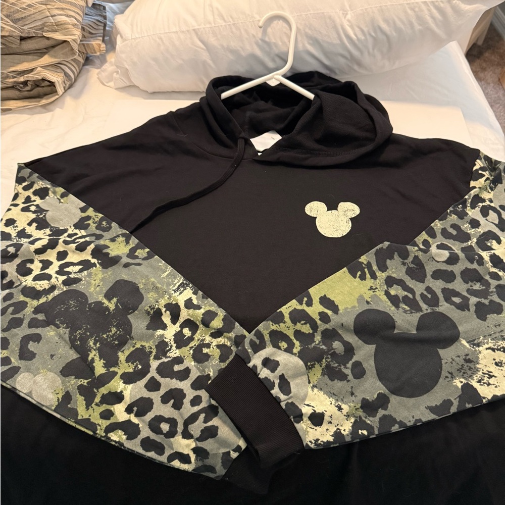 Disney Black and Green Mickey Mouse Hoodie